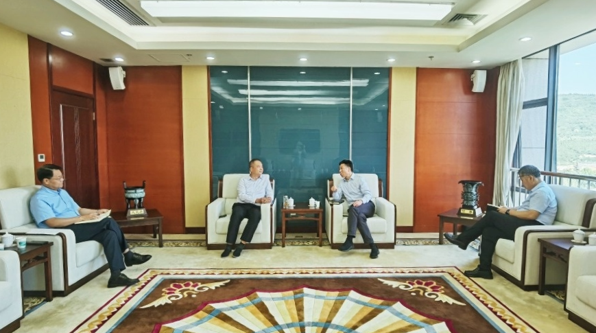 寶雞市長楊廣亭會見嚴(yán)鑒鉑董事長一行